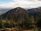 vrch Hoblík 934 m.n.m. spod Dolnej rovne 950 m.n.m.