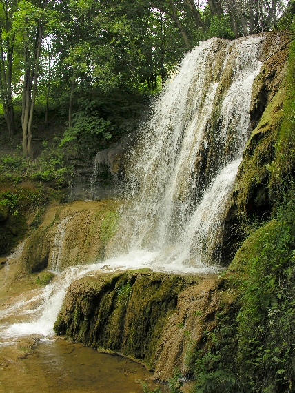 lúčanský vodopád v létě