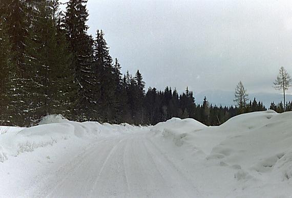 zima v Račkovej doline-pohľad na juh