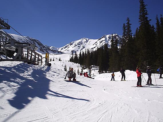 jarná lyžovačka