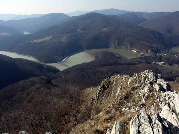 pohľad na priehradu Ružín