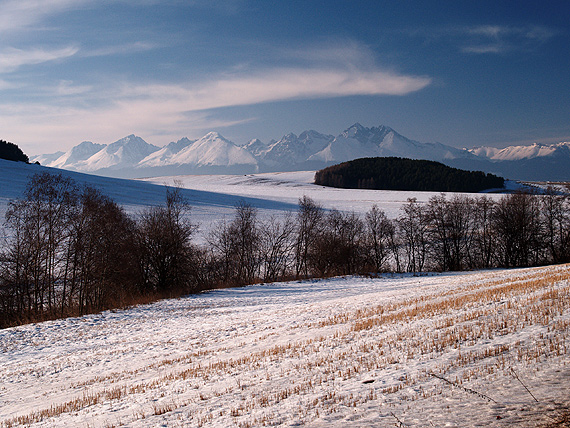 pohľad na Tatry