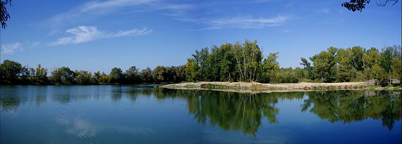 panoráma Váhu pri Seredi