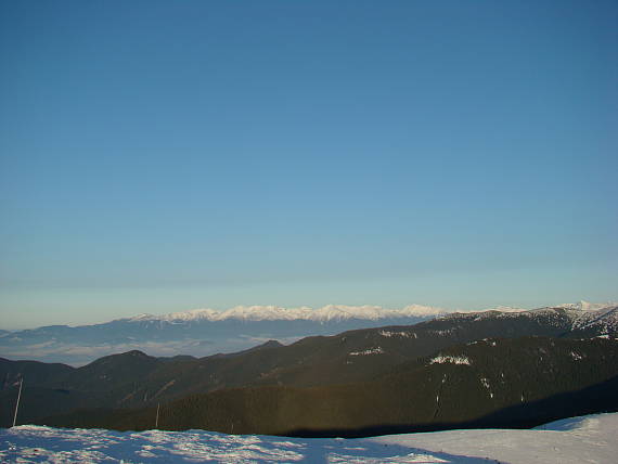 západné Tatry z Prašivej