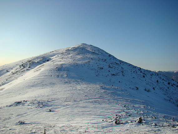latiborská Hoľa - vrchol