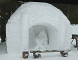 snehový Betlehem pri Rainerovej chate