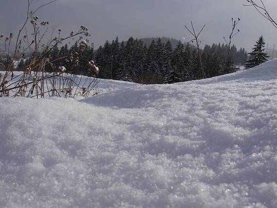 konečne sneh