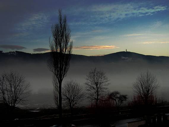 večer nad Magurkou