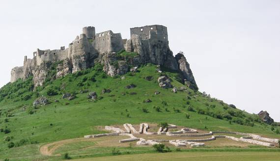 spišský hrad a Keltský kôň