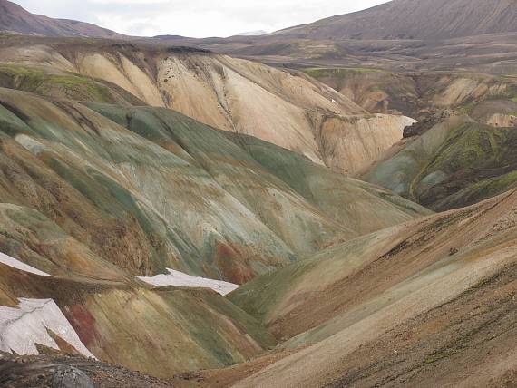 landmannalaugar - tzv. DÚHOVÉ HORY