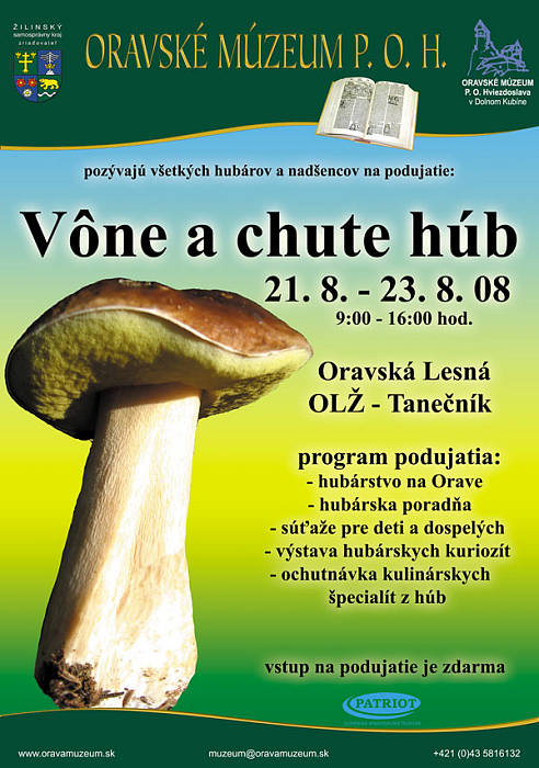 vône a chute húb 2009 akcia Oravské múzeum Ing. Peter Tomáň