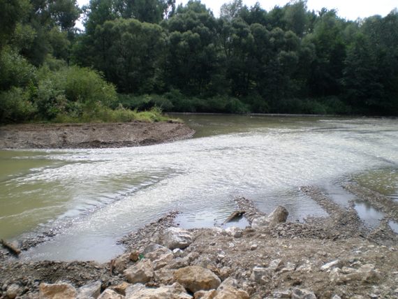 vynovený sútok Cirochy a Laborca