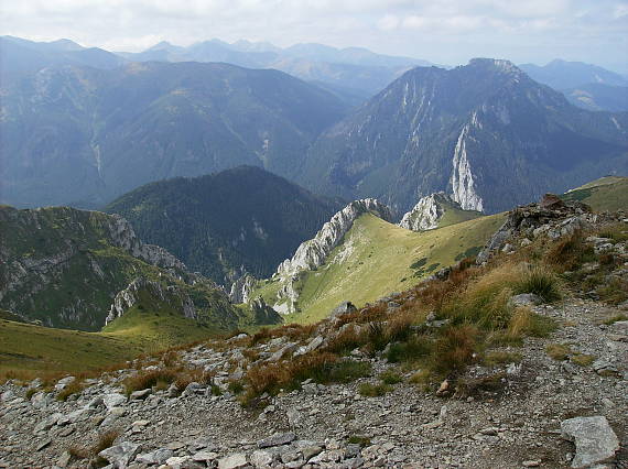 pohlad na Zapadne Tatry z Temniaka