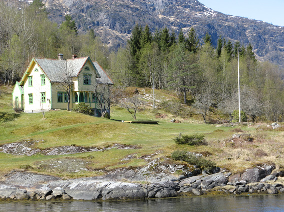 nórsky fjord Natura