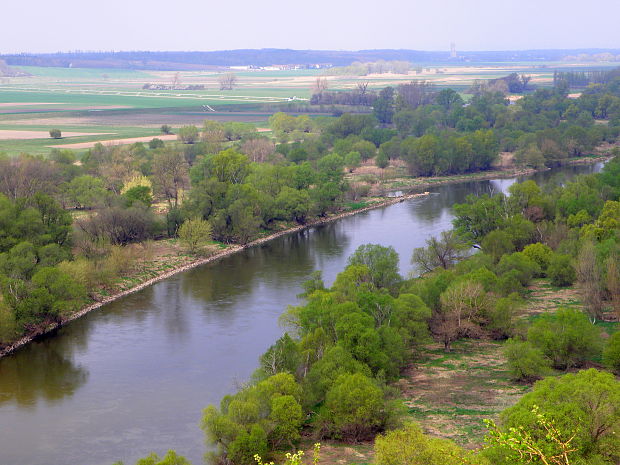 Pohľad na rieku Morava zo Sandbergu