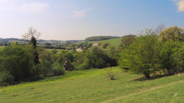 chránený areál Queendown Warren (Kent)