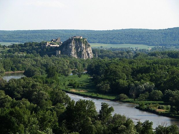 hrad Devín zo Sandbergu