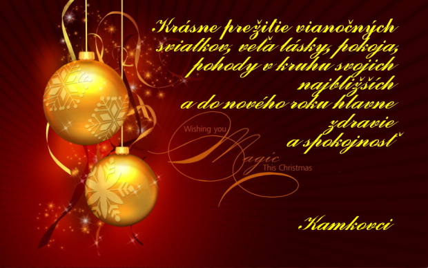 veselé Vianoce a šťastný nový rok 2012