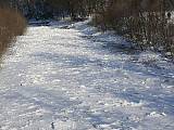 Zamrzlá řeka Úpa
