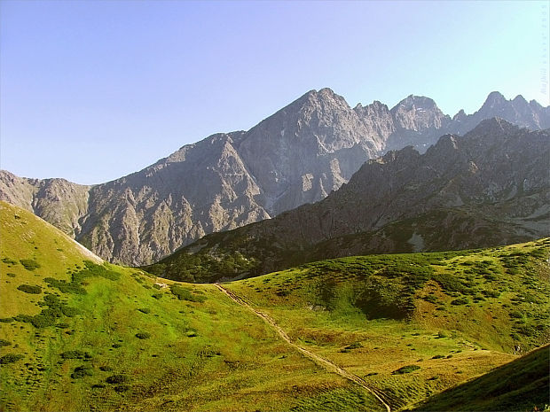 pohľad na Vysoké Tatry (Belianske Tatry)