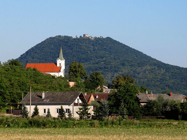 pohľad na Šarišský hrad