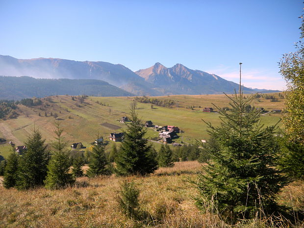 Belanské Tatry z hrebeňa Bachledovej doliny