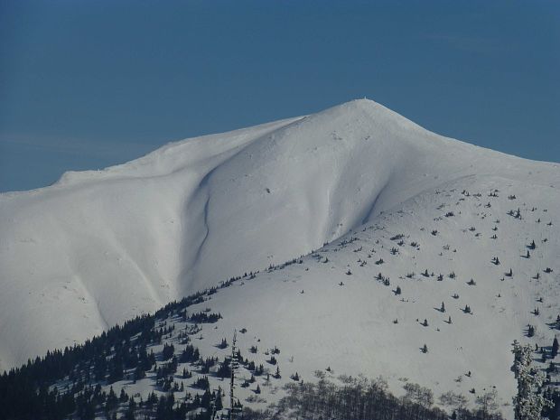 Pohľad na Malý Kriváň z Magury