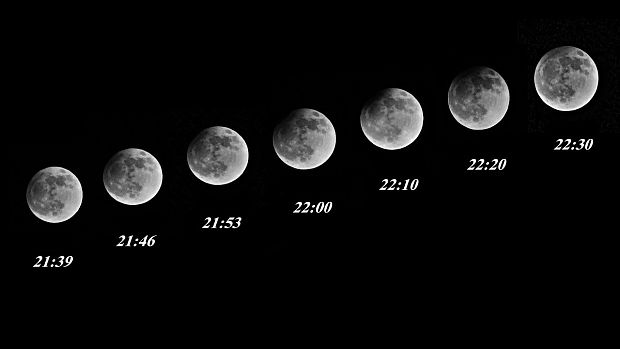 Čiastočné zatmenie Mesiaca 25.04.2013
