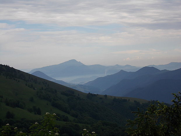 pohľad na Choč z Novej hole