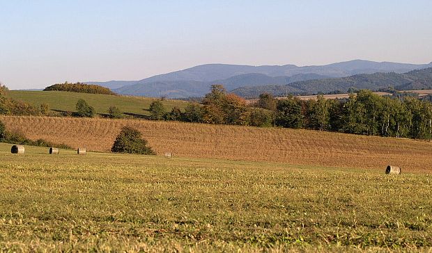 Pri Nemciacch Pohľad na krajinu.