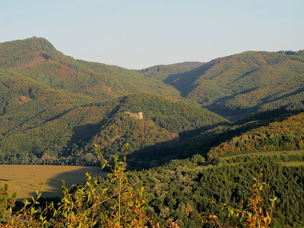 Sasovsky hrad,pohlad zo sibaku