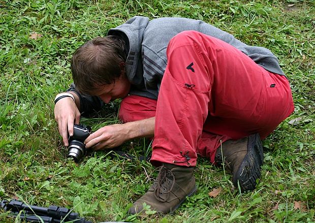 Aj takto sa dajú fotiť huby...