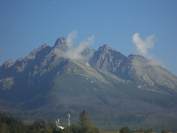 pohľad na Vysoké Tatry