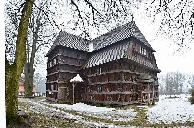 Drevený artikulárny kostol - Hronsek