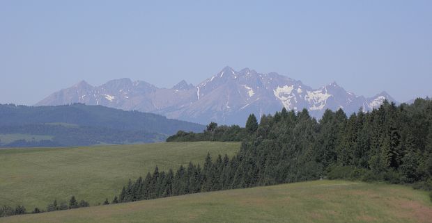 výhľad na Tatry