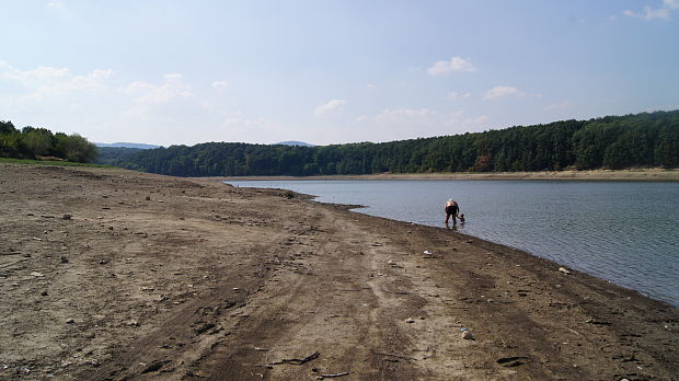 vypúšťanie priehrady Horné Orešany