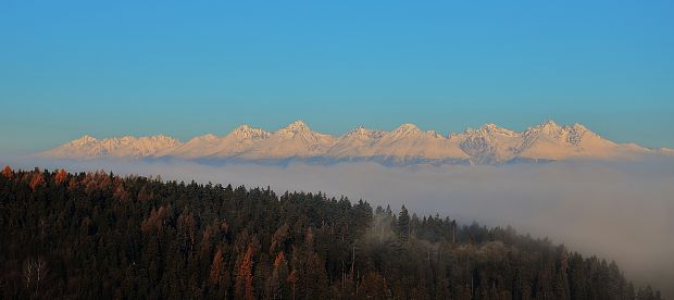 sovia skala. výhľad na vysoké tatry