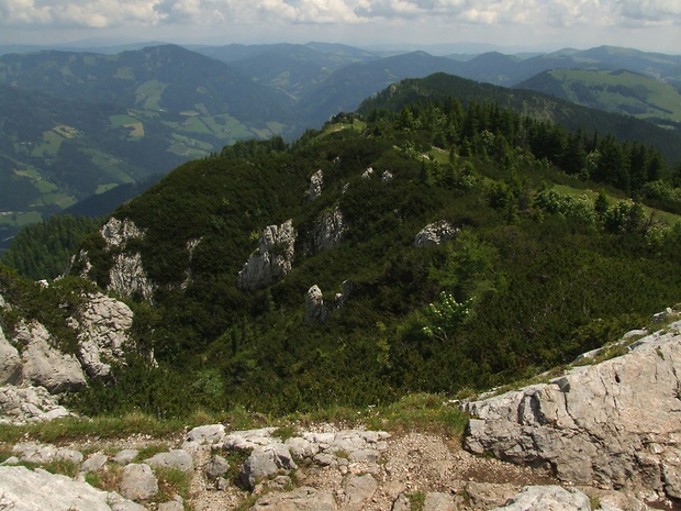 Z vrcholu Hochlantsch