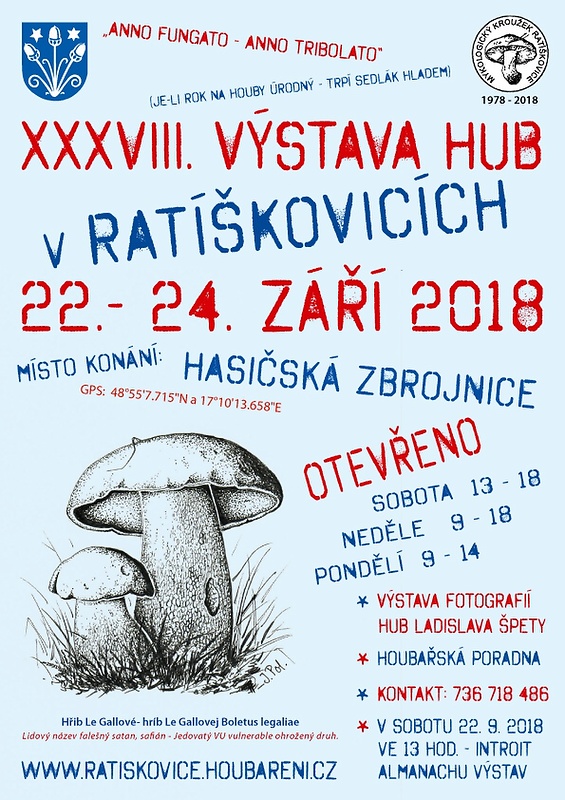Výstava hub v Ratíškovicích