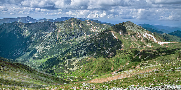 Západné Tatry z Bystrej