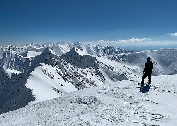 Západné a Vysoké Tatry z Hrubej kopy