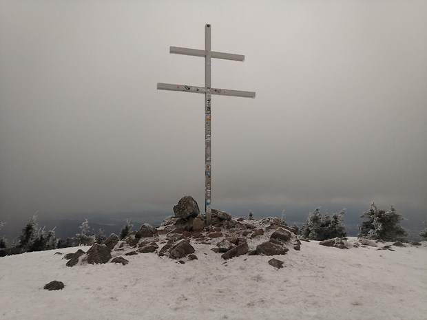 5. marca 2023 - pozdrav z  vrchu Minčol 1364 m.n.m.