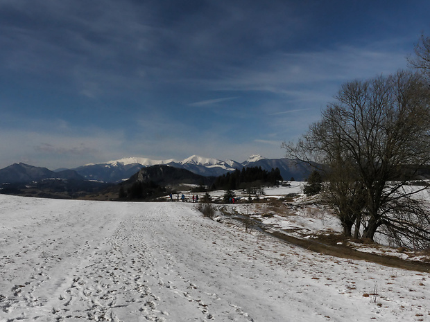 Pustá poľana, Šíp a Malá Fatra.