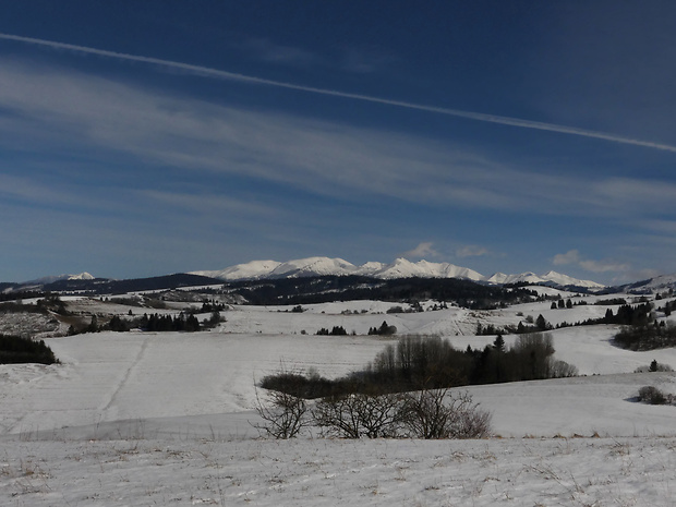 Západné Tatry z Dolnej Oravy