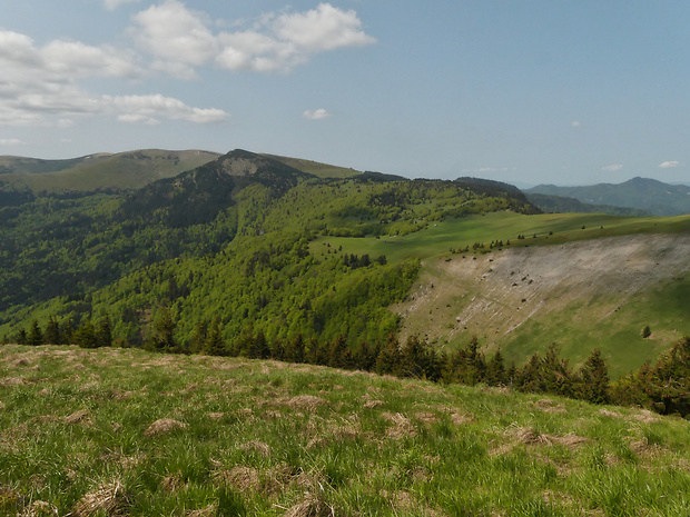 Ostredok, Suchý vrch, Chyžky