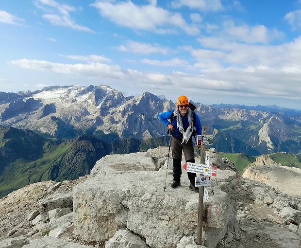 ahoj z Dolomitov - Piz Boe 3152m