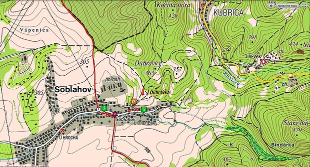 Soblahov (mapa)