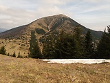 vrch Stoh 1607 m.n.m. zo stúpania nad Stohovým sedlom