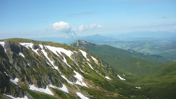 Salatín, Sivý vrch a Choč