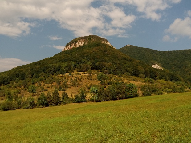 vrch Strážov 1215 m.n.m. zo sedla nad Zliechovom